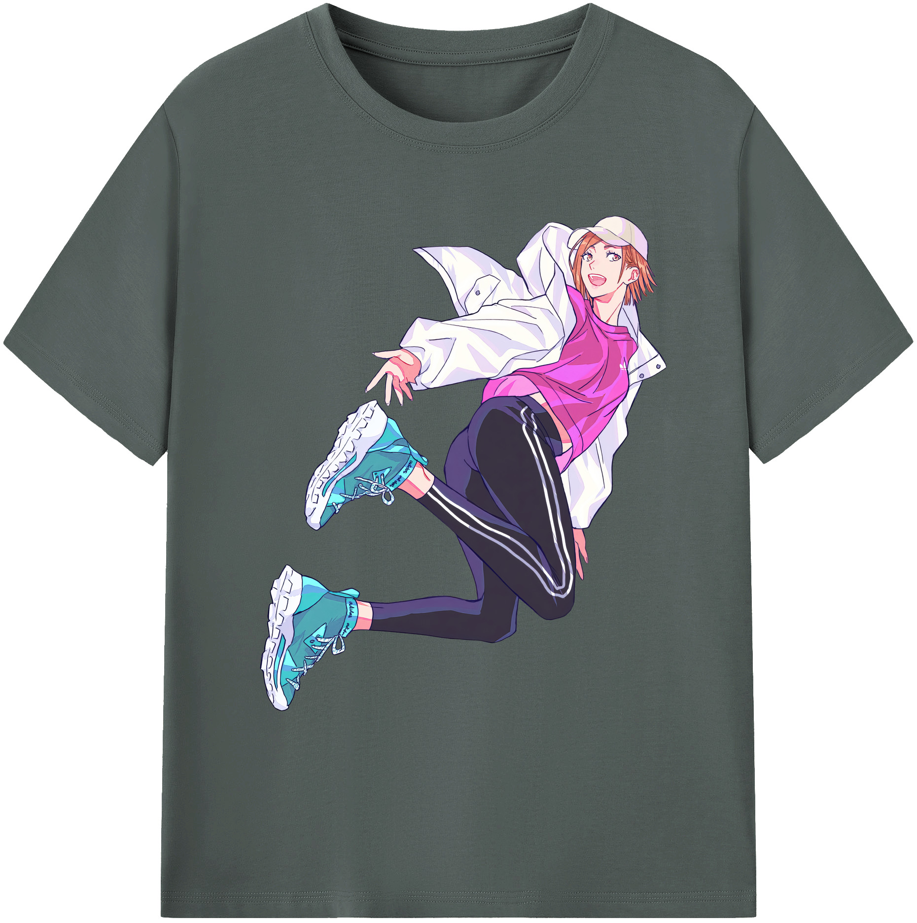 （画像用） 呪術廻戦 Jujutsu Kaisen 綿100％ メンズ半袖Tシャツ｜肌触りやわらか＆通気性